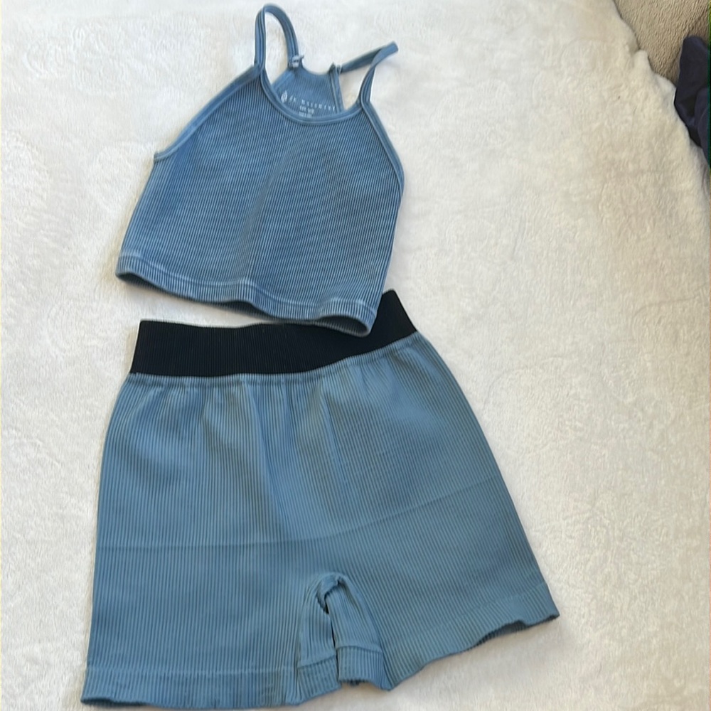 MANY COLOR SETS IN STOCK 🌺free people G/K short set or prajna happines s… - Picture 12 of 16